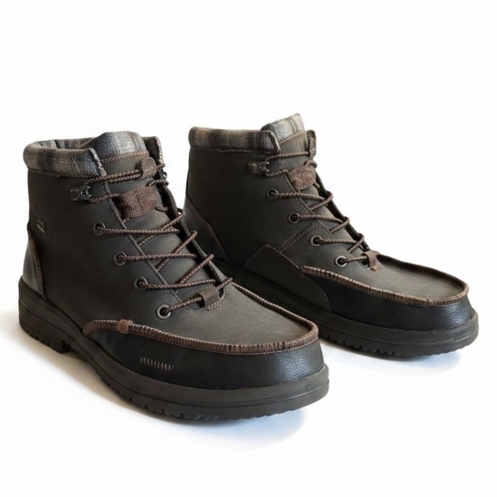 Hey Dude Bradley Classic Size M10 Brown Water Resistant Boot Gorpcore Outdoor
